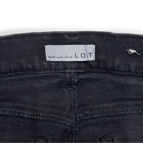 {LOFT} "Mid Rise Boot Jeans in Washed Black" Stretch Denim - Picture 6 of 9